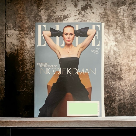 ELLE Magazine April 2024 Secret Superpower Of Nicole Kidman The Impact Issue - Picture 2 of 5